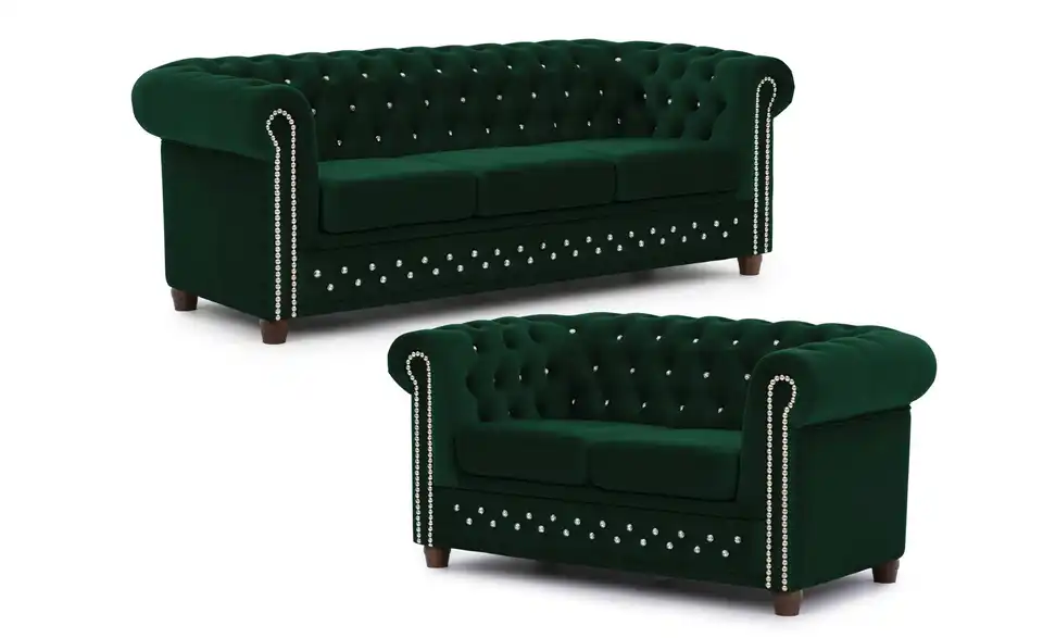 S-STYLE Chesterfield Polstergarnitur 3+2 Cleo Blink, Perspektive