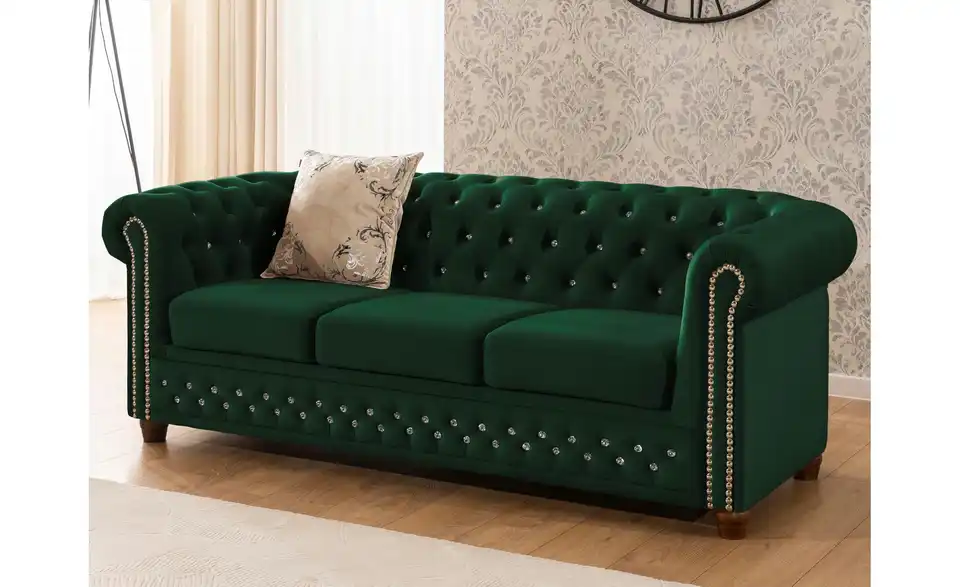 S-STYLE Chesterfield Polstergarnitur 3+2 Cleo Blink, in Wohnsituation