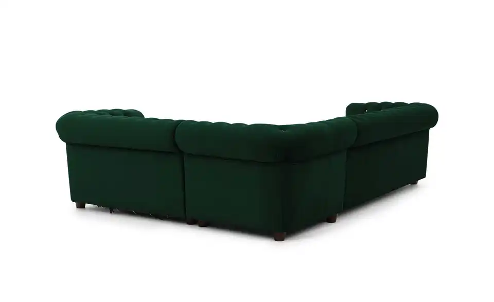 S-STYLE Chesterfield Ecksofa Cleo Blink, Rückansicht
