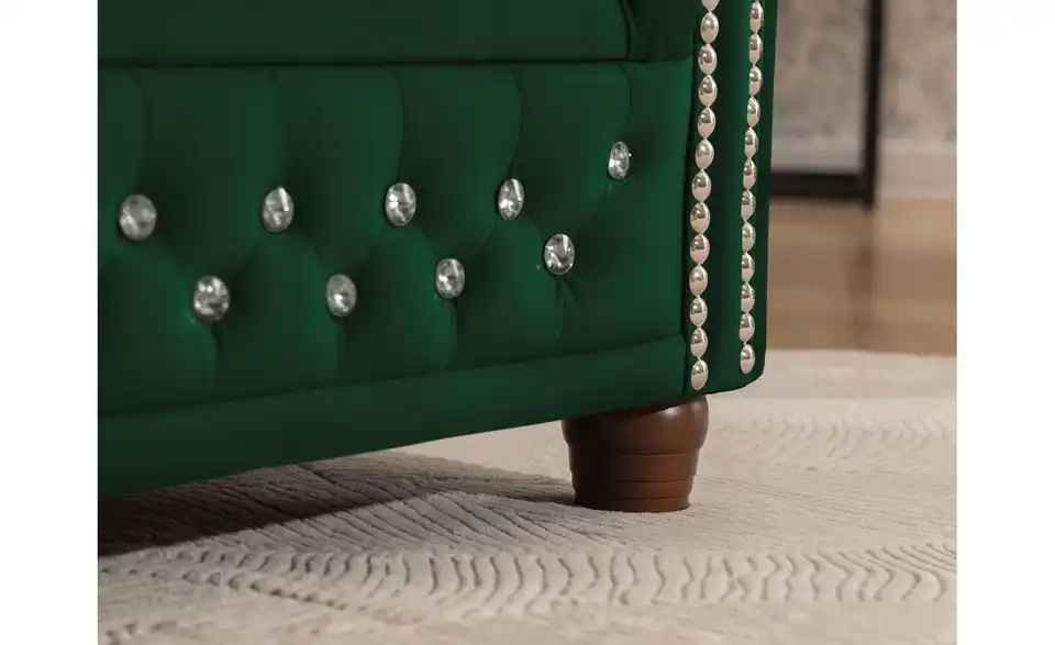 S-STYLE Chesterfield Ecksofa Cleo Blink, Detailansicht