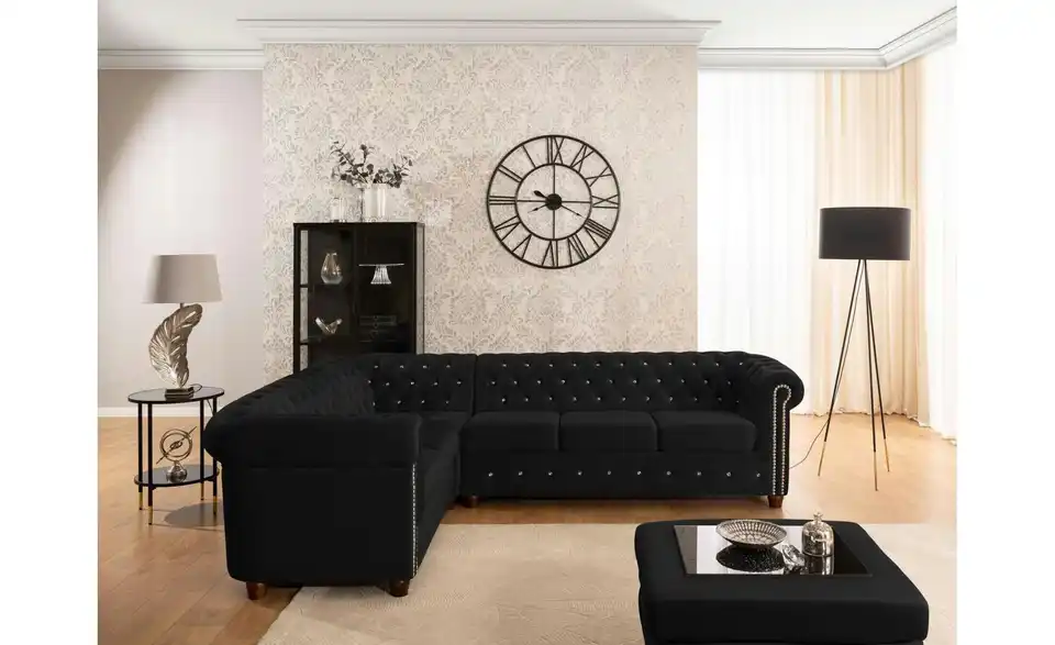 S-STYLE Chesterfield Ecksofa Cleo Blink, in Wohnsituation