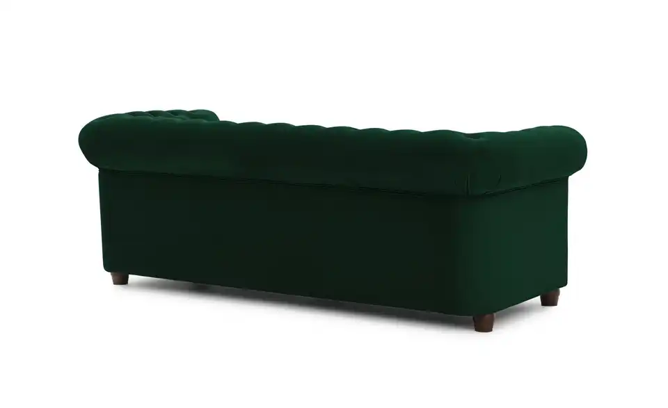 S-STYLE Chesterfield Einzelsofa Cleo Blink, Rückansicht
