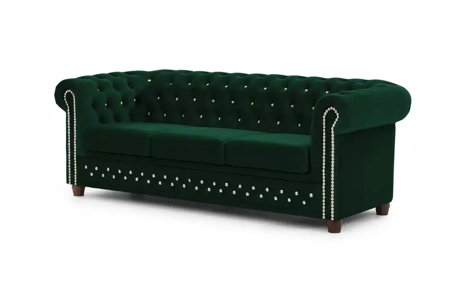 S-STYLE Chesterfield Einzelsofa Cleo Blink, Perspektive