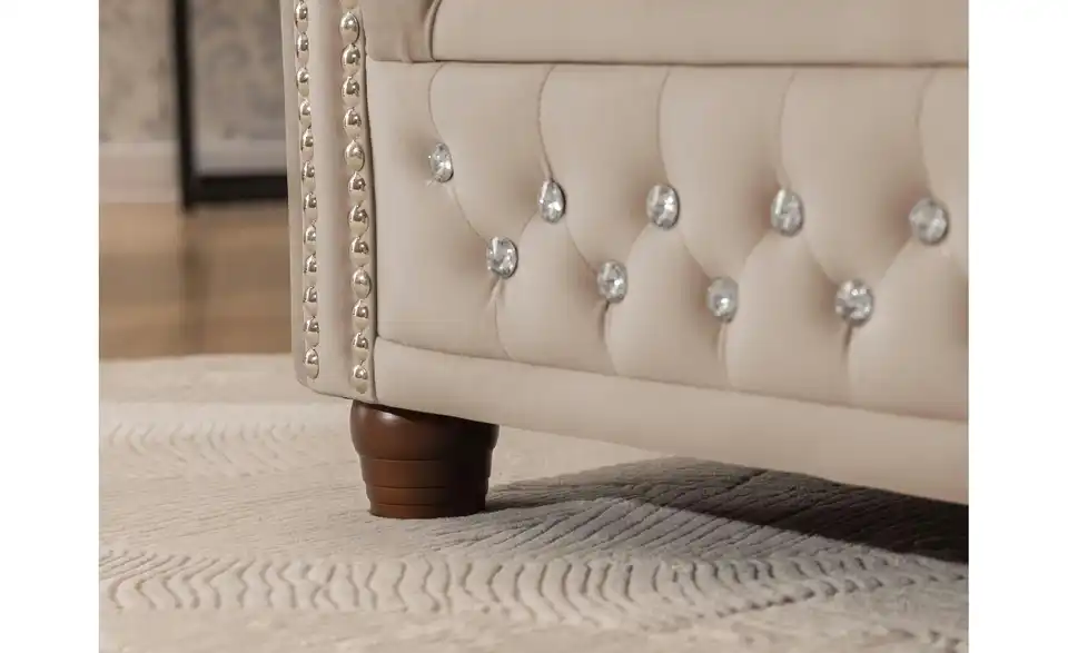 S-STYLE Chesterfield Einzelsofa Cleo Blink, Detailansicht