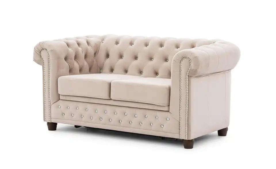 S-STYLE Chesterfield Einzelsofa Cleo Blink, Perspektive