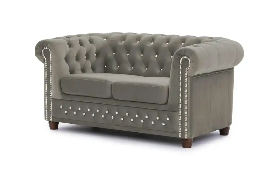 S-STYLE Chesterfield Einzelsofa Cleo Blink, Perspektive