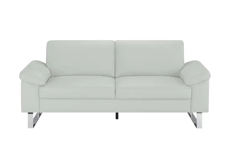 Max Schelling Ledersofa Maximum mit Kufengestell, Frontansicht