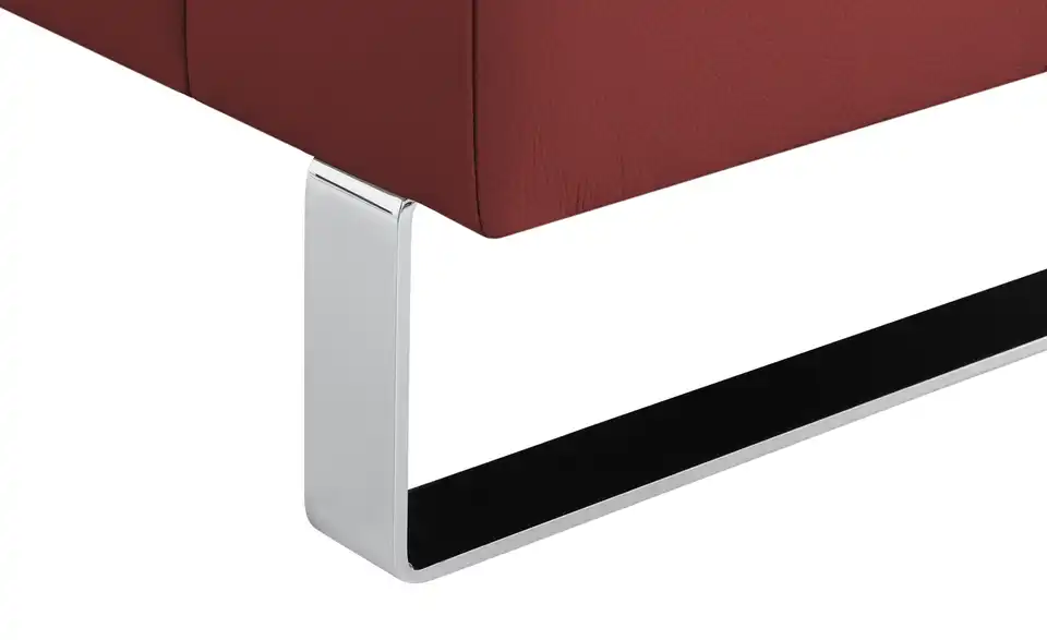 Max Schelling Ledersofa Maximum mit Kufengestell, Detailansicht