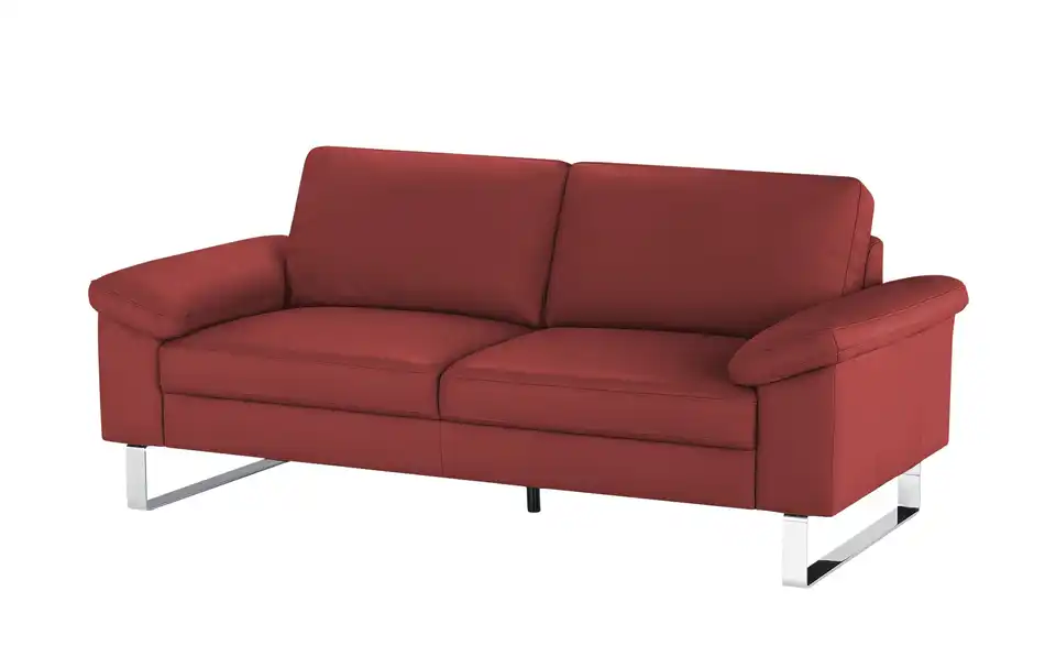 Max Schelling Ledersofa Maximum mit Kufengestell, Perspektive