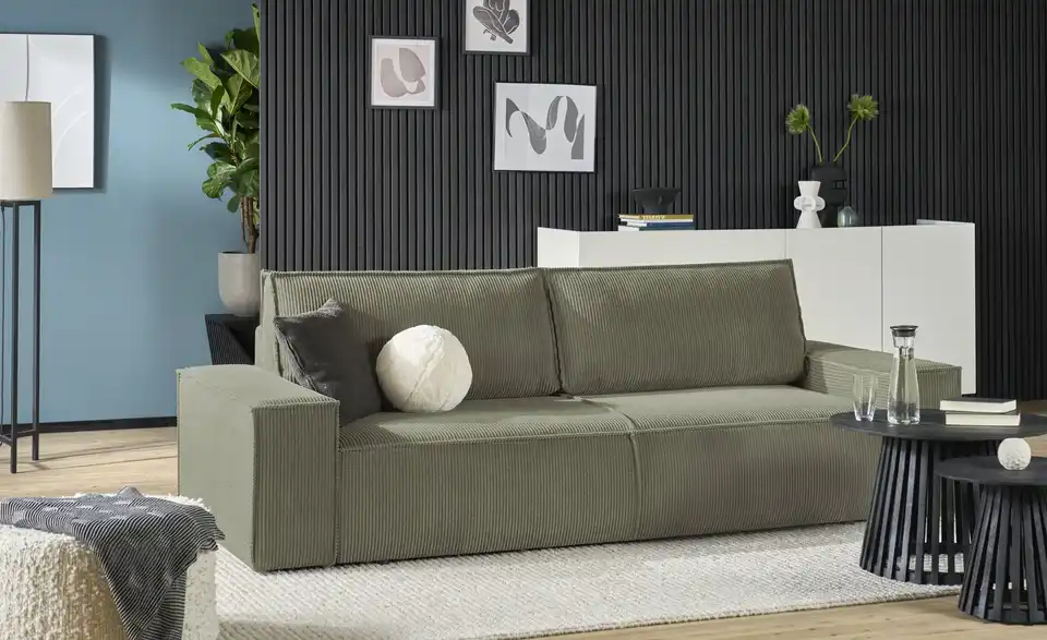 Primo Schlafsofa Fjord mit Bettkasten, in Wohnsituation