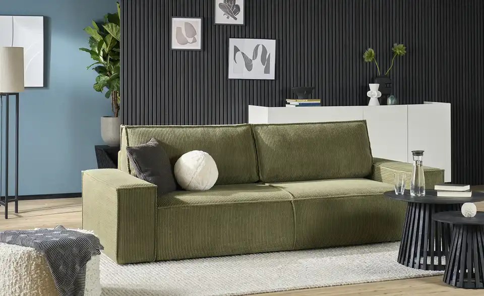 Primo Schlafsofa Fjord mit Bettkasten, in Wohnsituation