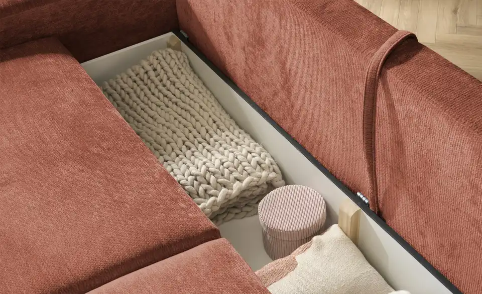 Primo Schlafsofa Bouli mit Bettkasten, Detailansicht