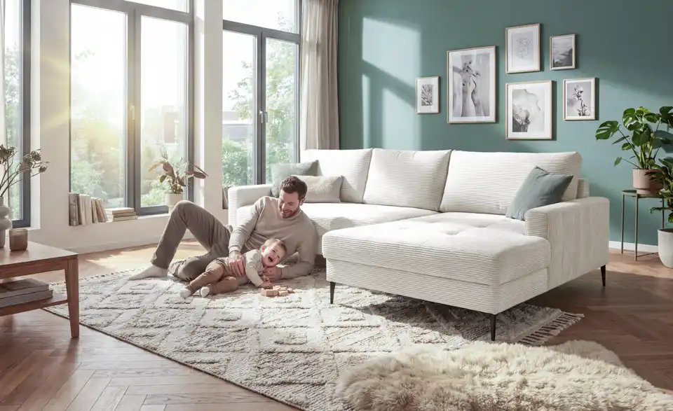 Ecksofa Lara, in Wohnsituation