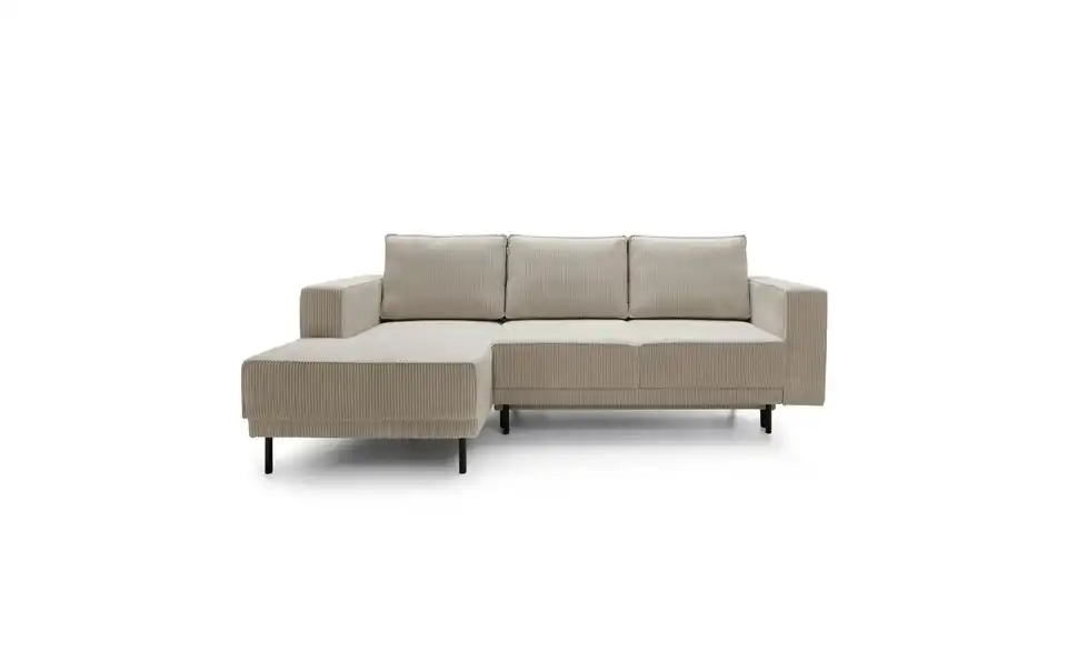 Selsey Ecksofa Rodario Mini mit Schlaffunktion, Frontansicht