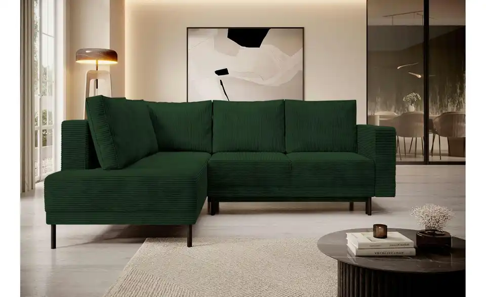 Selsey Ecksofa Rodario mit Schlaffunktion, in Wohnsituation