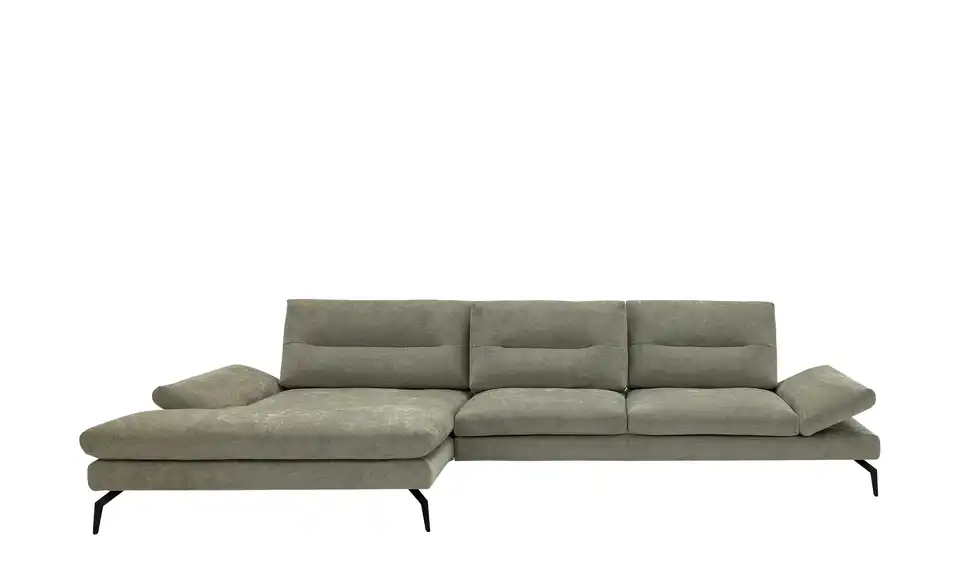 Loop your Style Ecksofa Bellagio mit Sitztiefenverstellung, Frontansicht