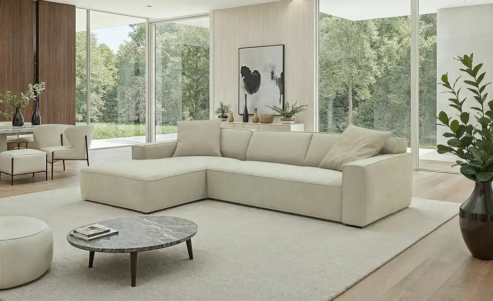 Ecksofa Pisa, in Wohnsituation