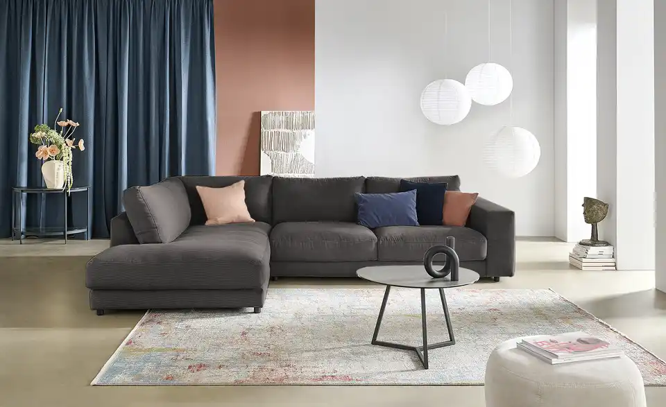 Jette Home Ecksofa Sila Cord, in Wohnsituation
