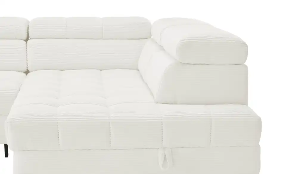 Ecksofa Arte mit verstellbaren Kopfstützen, Detailansicht