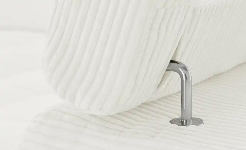 Ecksofa Arte mit verstellbaren Kopfstützen, Detailansicht