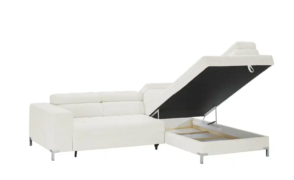 Ecksofa Arte mit verstellbaren Kopfstützen, Funktionsansicht