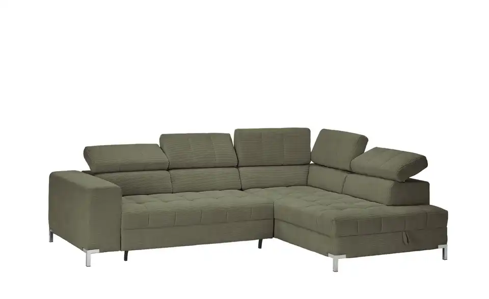 Ecksofa Arte mit verstellbaren Kopfstützen, Funktionsansicht