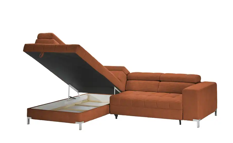 Ecksofa Arte mit verstellbaren Kopfstützen, Funktionsansicht