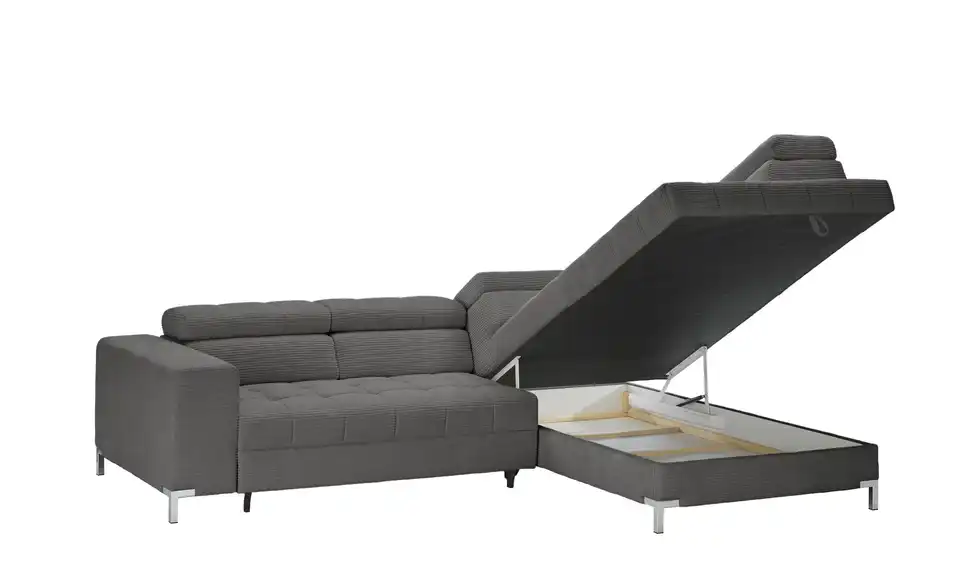 Ecksofa Arte mit verstellbaren Kopfstützen, Funktionsansicht