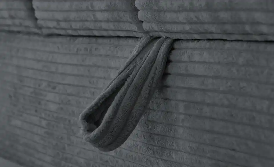 Ecksofa Arte mit verstellbaren Kopfstützen, Detailansicht