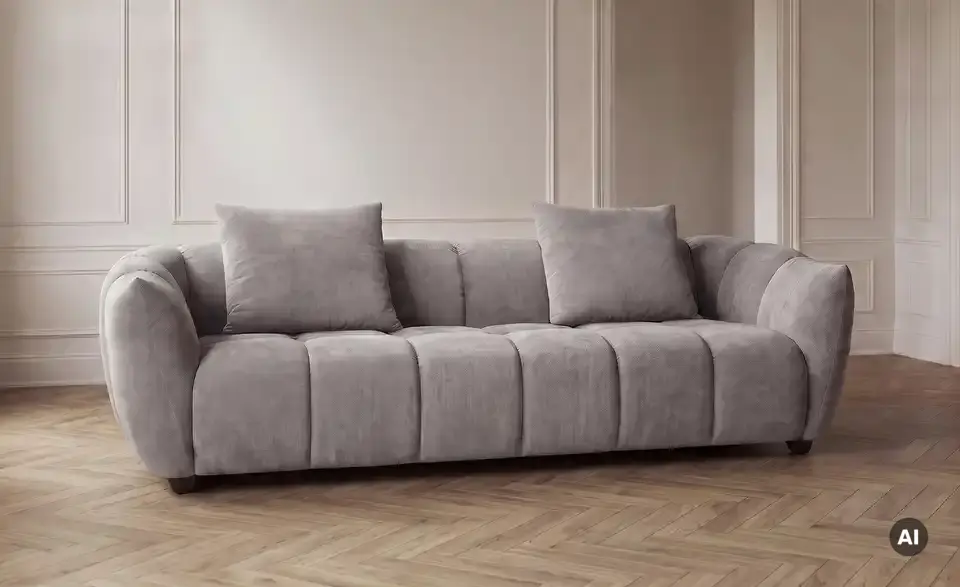 Sofa Olia inklusive Hocker, in Wohnsituation