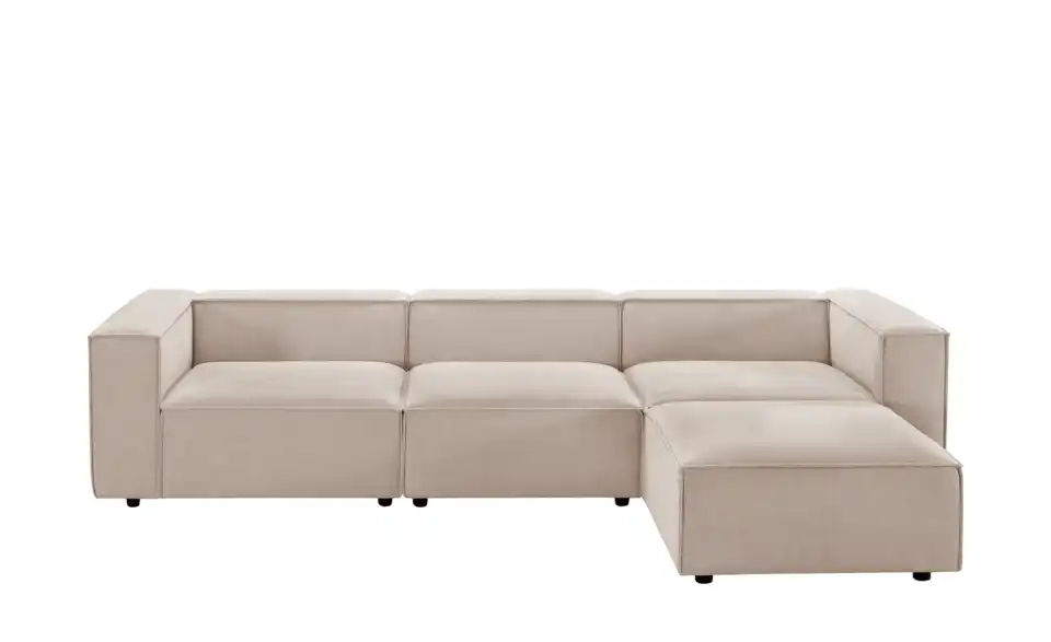 Big Sofa Sienna inklusive Hocker, Frontansicht