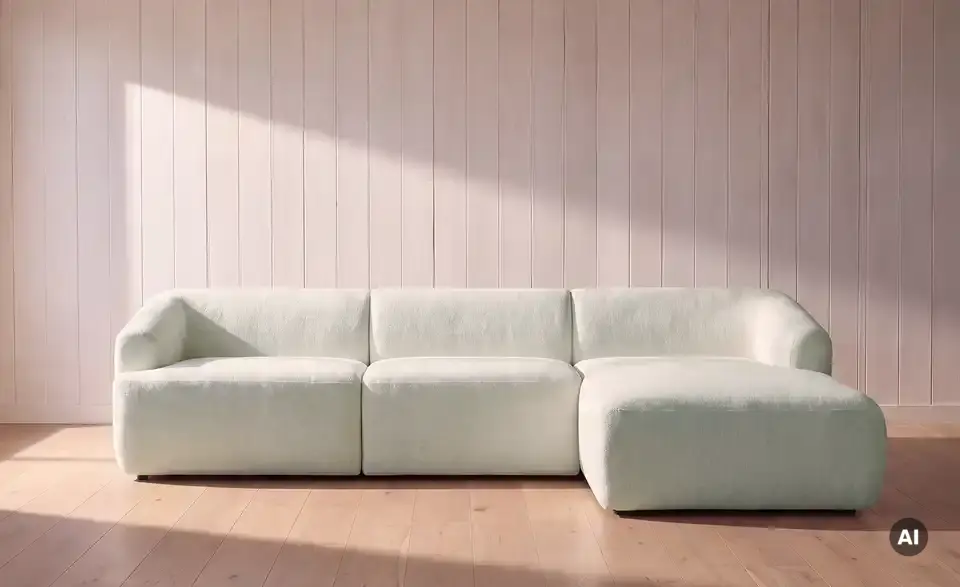 Ecksofa Amalia, in Wohnsituation