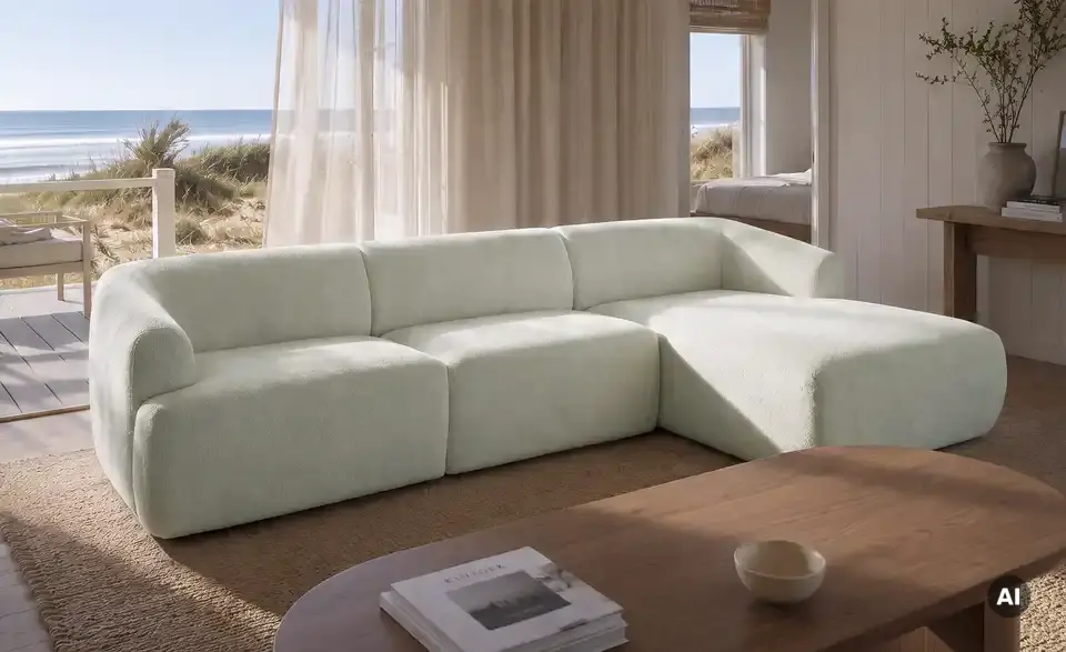 Ecksofa Amalia, in Wohnsituation