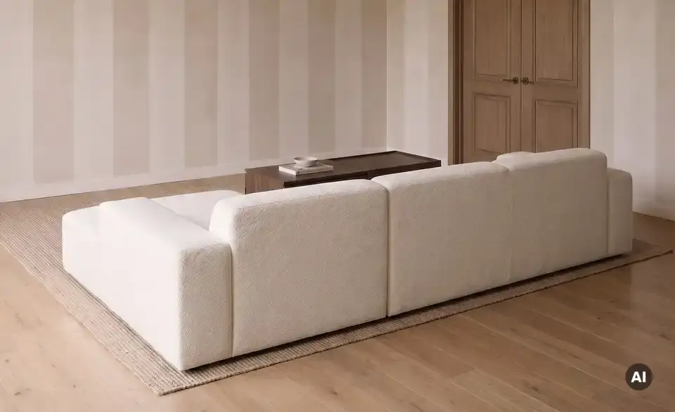 Ecksofa Alma, Rückansicht