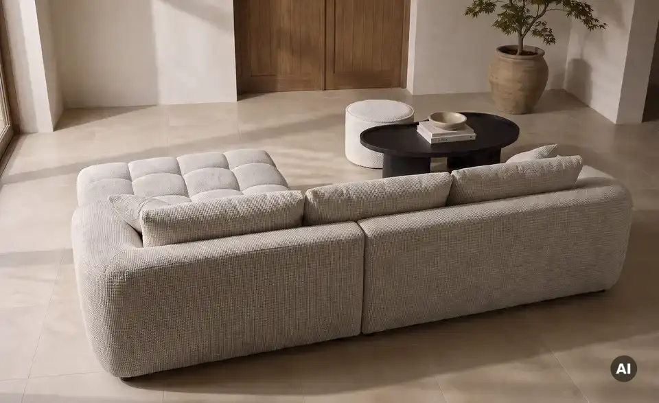 Ecksofa Coco, Rückansicht
