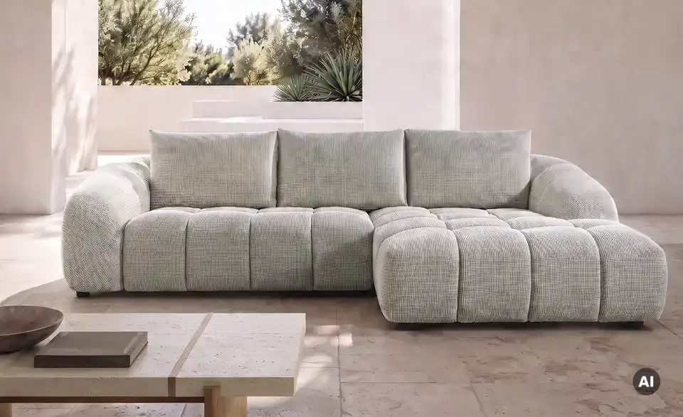 Ecksofa Coco, in Wohnsituation