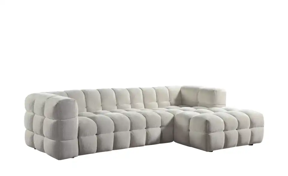 Ecksofa Vibana in moderner Bubble-Optik, Perspektive