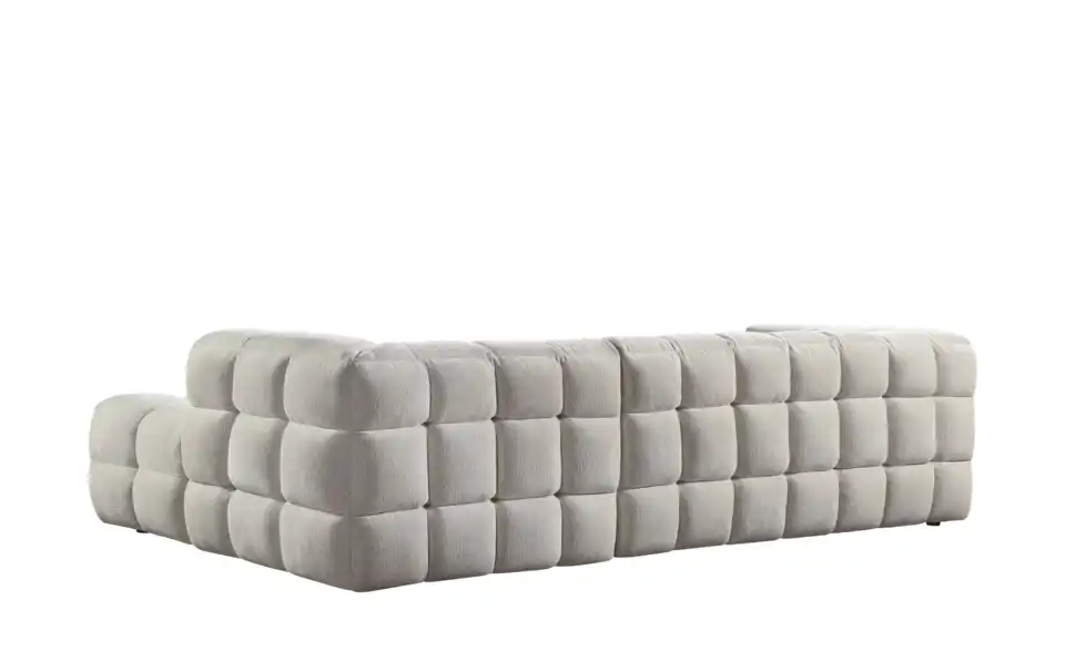 Ecksofa Vibana in moderner Bubble-Optik, Rückansicht