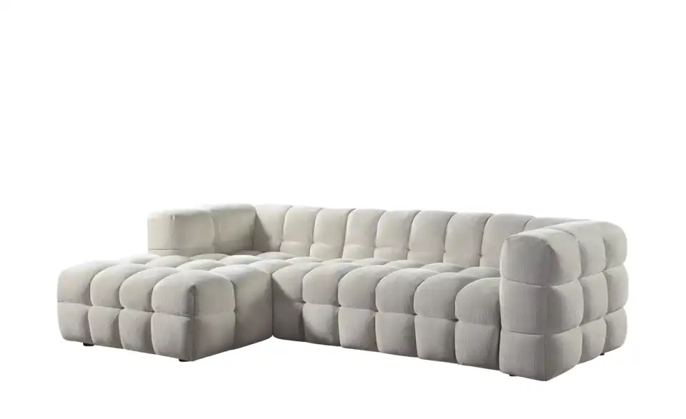Ecksofa Vibana in moderner Bubble-Optik, Perspektive