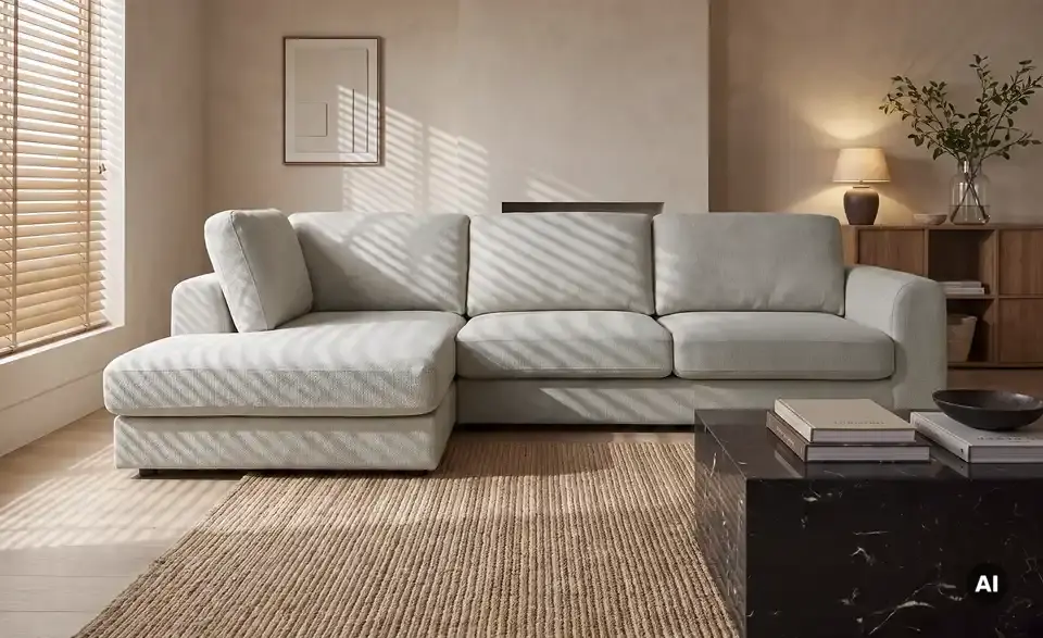 Primo Ecksofa Elina, in Wohnsituation