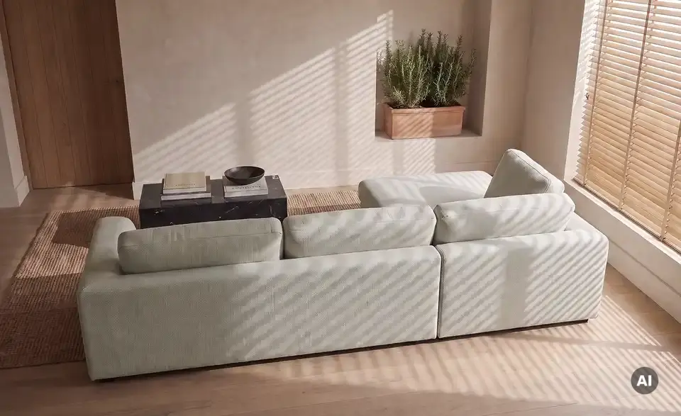 Primo Ecksofa Elina, Rückansicht