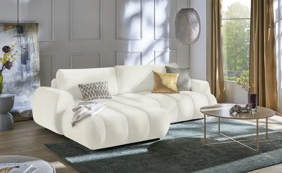 Primo Ecksofa Passo mit Schlaffunktion, in Wohnsituation
