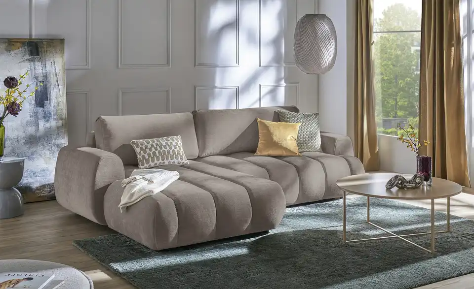 Primo Ecksofa Passo mit Schlaffunktion, in Wohnsituation