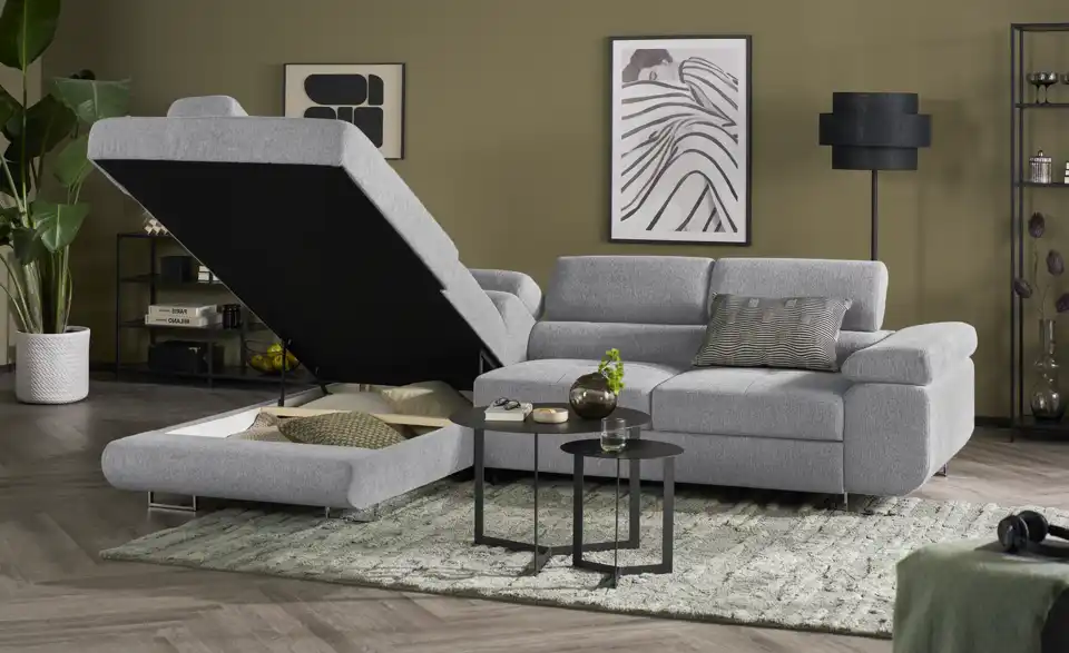 Ecksofa Tereccia mit Schlaffunktion, Funktionsansicht
