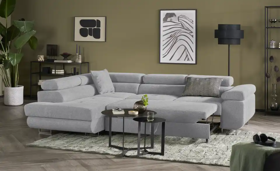 Ecksofa Tereccia mit Schlaffunktion, Funktionsansicht