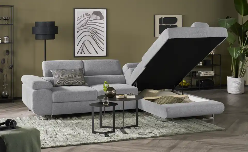 Ecksofa Tereccia mit Schlaffunktion, Funktionsansicht