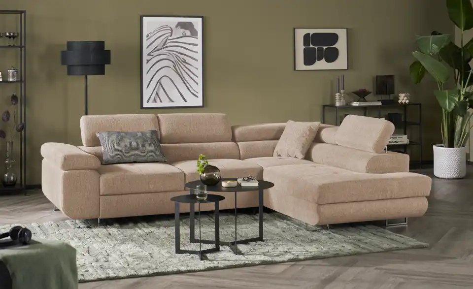Ecksofa Tereccia mit Schlaffunktion, Funktionsansicht