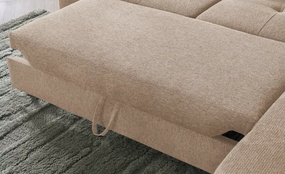 Ecksofa Tereccia mit Schlaffunktion, Detailansicht