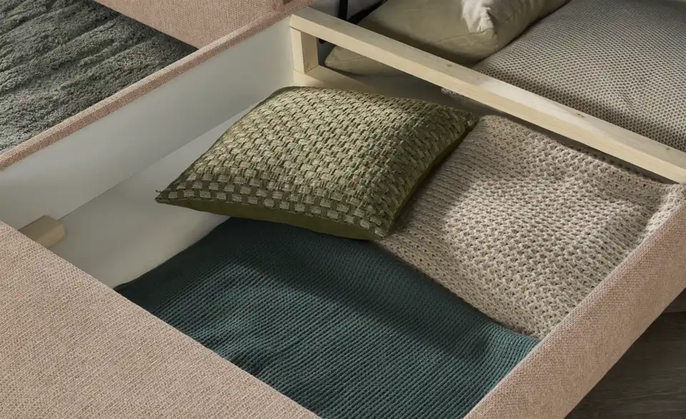 Ecksofa Tereccia mit Schlaffunktion, Detailansicht