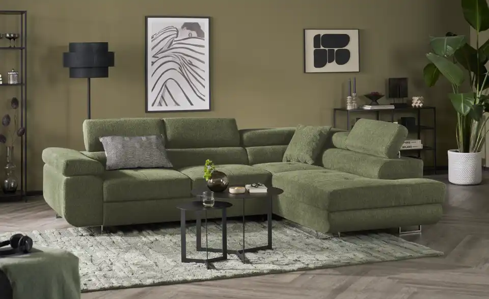 Ecksofa Tereccia mit Schlaffunktion, Funktionsansicht